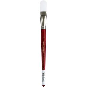 Connoisseur Brush White Taklon Short Fan #4