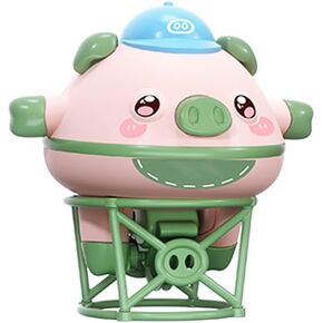 Novelty Tightrope Walking Unicycle, Cute Balanced Pig, Roly-Poly Fingertip Gyroscope, Funny Toys, Fidget Toys, Gyroscope (Green)