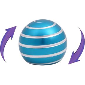 ألعاب مكتبية حركية، أدوات Chihimoer FidgetCool، مغازل تململ على سطح المكتب للبالغين 60 ثانية، ألعاب صغيرة ورائعة مع الوهم البصري لهدايا تخفيف التوتر باللون الأسود in Kuwait