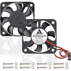 GDSTIME 5Volt 50x10mm 50mm 2 Inch Dupont Connector 2Pin Small Brushless DC Cooling Fan 2Pack