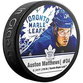 Auston Matthews Toronto Maple Leafs Officially Licensed Hockey Puck