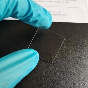 ITO Coated Conductive Glass 25mm×25mm Cover Slides superconducting Low Resistance <10 ohm/sq (76 Pcs)