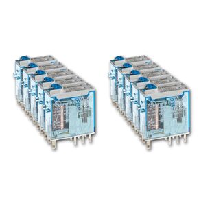 Finder 465290240040 2RT 8A 24VDC Plug-in Relay | Agni Mechanical Test/Indicator Button