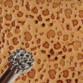 PANSHIYON Leather Stamps,Professional Leather Background Stamping Tools for Leather Craft Working