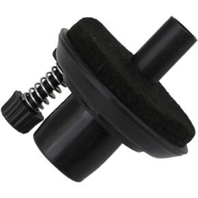 1 Pcs Rubber 22mm Hi Hat Cymbal and Holder Clamp for Drum Parts Accessories Black