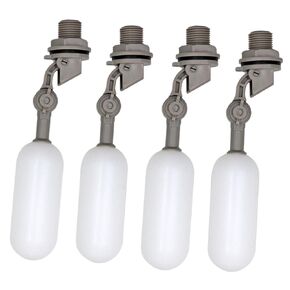 Float Ball Valve, Plastic Automatic 1/2 Water Filter Fill Valve with Adjustable Arm for Livestock Water Trough (4)