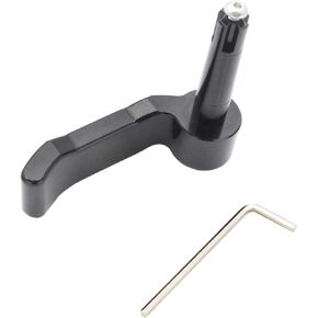 Thumb Throttle Lever Anti-slip CNC Aluminum Control Replacement Compatible with Polaris Scrambler Sportsman 550/570/850/1000 2009-2018 (Black)