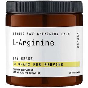 BEYOND RAW Chemistry Labs L-Arginine Powder | Fuels Exercise and Supports Recovery | 30 Servings