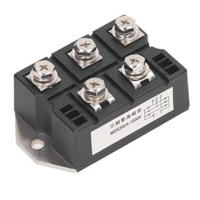 3 Phase Diode Module Rectifier 200A 1600V Bridge Rectifier for PWM Inverter Electric Current Input Battery Charging