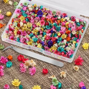 Mini Dried Flowers for Resin,400 Pcs Small Dried Flowers for Crafts Resin Nails, Bulk Tiny Dried Pressed Flowers for Crafts DIY Epoxy Resin Accessories Jewelry Earrings Soap Making Candles Making