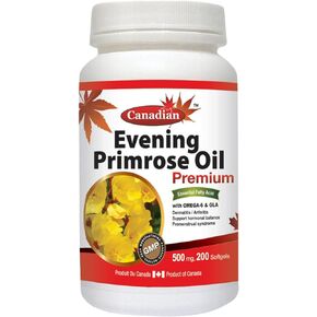 Nutridom Evening Primrose Oil Omega-6 & GLA 500mg 200Softgels
