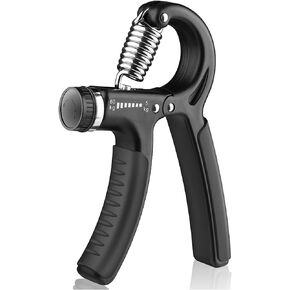 Duomspiace Grip Strength Trainer Hand Grip Strengthener Forearm Exerciser and Hand Workout Tool. Non-Slip Gripper with Adjustable Resistance from 11 to 132lbs. Hand Strengthening Device for Musicians.