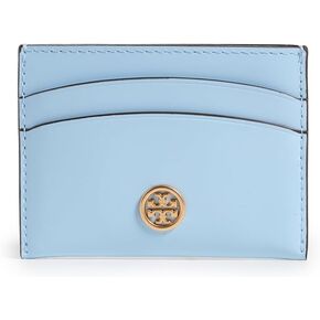 حافظة بطاقات Robinson Degrade للسيدات من Tory Burch، لون لازورد شاحب، أرجواني، مقاس واحد in Kuwait