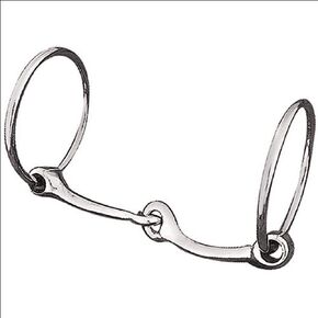 Weaver Leather Draft Bit Snaffle Mouth , Brown, 6"