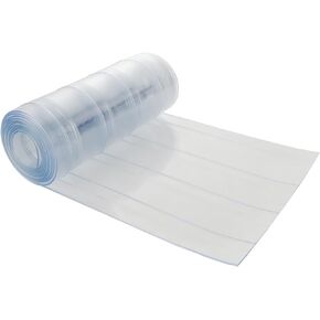 Vinyl Curtain-Door Replacement Strip,6.56' L x 7.5" W，2 mm Thick,Clear Plastic Strips Freezer Curtains,PVC Doggie Door Replacement Strips,Commercial for Warehouse Doors, Walk-in Freezers, Pet Doors in Kuwait