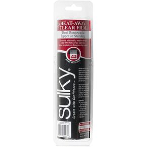 Sulky Of America 850-08 Heat Away Film Brush Off Stabilizer, 7-7/8" by 9 yd, Clear