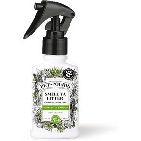 Pet-Pourri Smell Ya Litter Box Odor Freshener Spray, Purrfectly Bamboo, 3.4 Fl Oz - Bamboo (Veterinarian Recommended)
