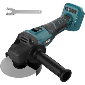 Cordless Angle Grinder for Milwaukee M18 Battery, 3 Speed Adjustable Brushless Grinder with Up to 8500 RPM, 5/8''-11 Spindle Portable Grinder for 4-1/2'' Wheels for Cutting, Grinding(NO Battery)