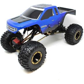 Redcat Racing Everest-10 Electric Rock Crawler with Waterproof Electronics, 2.4Ghz Radio Control (1/10 Scale), Blue/Black