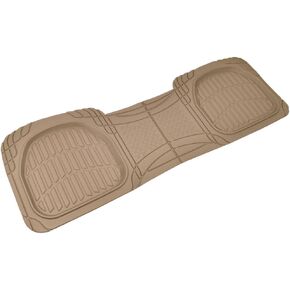 Motor Trend PRO920 Premium FlexTough™ Deep Dish Complementary Rubber Rear Floor Mats Liners, All Weather Protection, Designed for Trucks Cars Sedan SUV