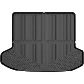Mixsuper Custom Fit Cargo Liner for 2017-2022 Kia Sportage (Cargo Tray in Upper Deck Position) All Weather Trunk Liner Rear Durable Anti-Slip Cargo Mat Black