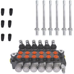 ALL-CARB Hydraulic Valve 4 Spool Hydraulic Directional Control Valve Double Acting Control Valve 11GPM 3625PSI SAE Ports