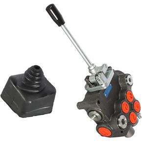 raseparter Hydraulic Reversing Valve for Tractor Loaders, With Joystick, 2 Spools, 21GPM Per Minute, SAE Interface