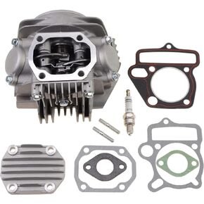 GOOFIT 52.4mm Complete Cylinder Head Valves Assembly Replacement for Apollo CRF Lifan 125cc Horizontal Engine Chinese Motorcycle ATV Go Kart Dirt Bike