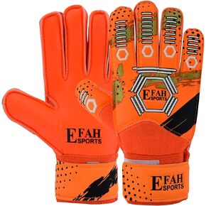 EFAH SPORTS Soccer Goalkeeper Gloves for Kids Boys Children Youth Football Goalie Gloves with Strong Grip Palms in Saudi Arabia