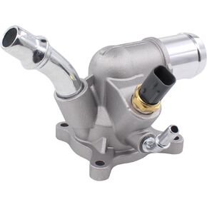 MOTOKU Engine Coolant Thermostat Housing Assembly for Chrysler 200 for Fiat 500X for Ram ProMaster City for Dodge Dart for Jeep Cherokee Compass Renegade