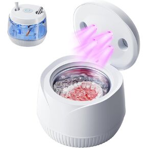 منظف ​​بالموجات فوق الصوتية لأطقم الأسنان، المثبت، واقي الفم، المصفف، صواني التبييض، رأس فرشاة الأسنان، آلة تنظيف المثبات بالموجات فوق الصوتية 45 كيلو هرتز لجميع أجهزة طب الأسنان، المجوهرات، الماس in Kuwait