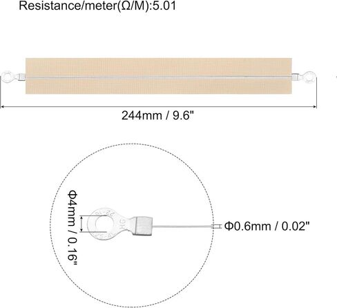 MECCANIXITY 2 Pack 0.02 X18Inch Sealer Repair Kits Round Heat Seal Strips Replacement Elements and PTFE Tapes for Hand Sealers in Saudi Arabia