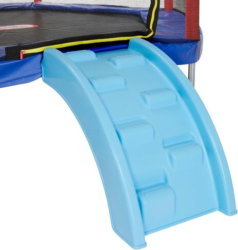 Little Tikes Climb 'n Slide 7ft Trampoline Outdoor, Ages 3-10 with Slide and Climbing Steps, Boys and Girls, Attached Shoe Holder in Saudi Arabia