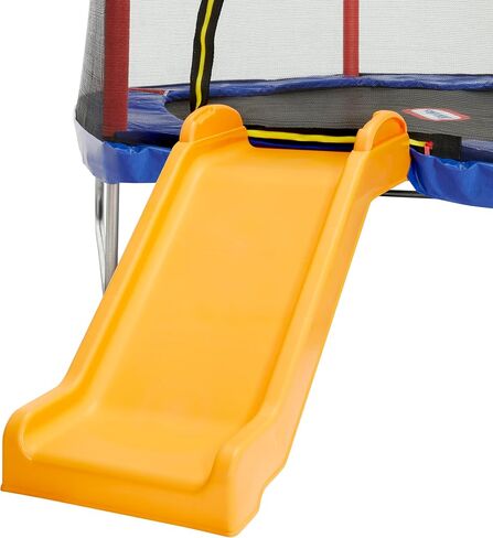 Little Tikes Climb 'n Slide 7ft Trampoline Outdoor, Ages 3-10 with Slide and Climbing Steps, Boys and Girls, Attached Shoe Holder in Saudi Arabia