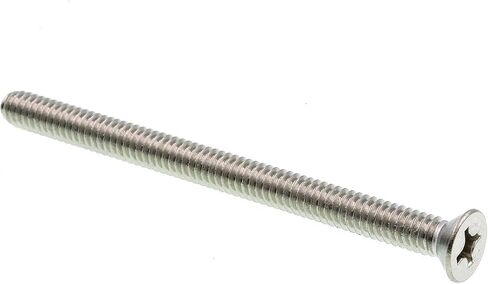 Prime-Line 9002125 Machine Screws, Flat Head, Phillips Drive, 1/4 In.-20 X 3-1/2 In., Grade 18-8 Stainless Steel (15 Pack) in Kuwait