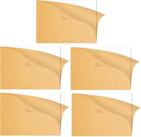 5 قطع من ورق الأكريليك الشفاف المصنوع من زجاج شبكي مقاس 12 بوصة × 16 بوصة × 0.078 بوصة سميكة (2 مم) مع ورق واقي لاستبدال إطار الصورة، ومشاريع العرض التي يمكنك صنعها بنفسك، والنوافذ in Kuwait