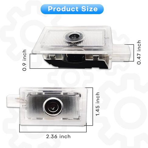 جهاز عرض شعار أضواء باب السيارة قطعتين من Hitluste مصمم لكرايسلر 300 300C 300S 2005-2022 [لا يبهت أبدًا]، ضوء ظل شبح لجهاز العرض الأحمر، 300 ملحق ضوء خطوة للباب - أحمر 01 in Kuwait