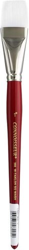 Connoisseur Brush White Taklon Short Fan #4 in Saudi Arabia