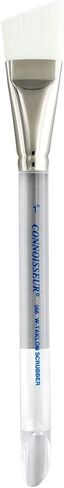 Connoisseur Brush White Taklon Short Fan #4 in Saudi Arabia