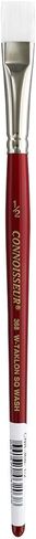Connoisseur Brush White Taklon Short Fan #4 in Saudi Arabia
