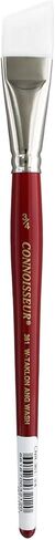 Connoisseur Brush White Taklon Short Fan #4 in Saudi Arabia