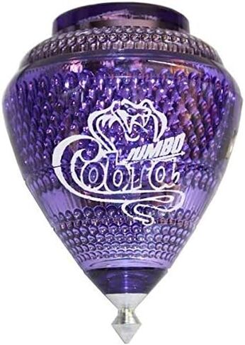 3 Pack Jumbo Cobra Durable Plastic Spin Tops for Kids Metal Tip Made in Mexico - Trompo Mexicano Jumbo Cobra Pl᳴ICO Durable & Punta de Metal with a Nylon Mini Tote Bag in Kuwait