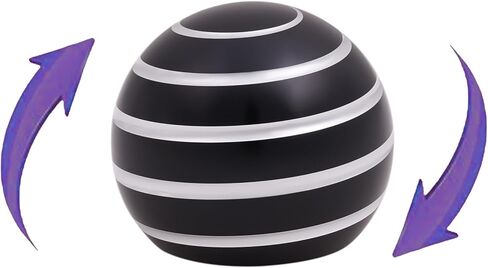 Kinetic Desk Toys Chihimoer FidgetCool Gadgets，Fidget Spinners on Desktop for Office for Adults 60 Seconds Spinning Small, Cool Stuff-Toys with Optical-Illusion for Stress Relief Gifts Black in Saudi Arabia