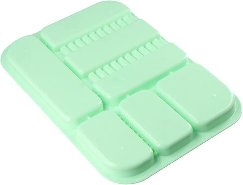 SHUATI Procedure Trays,Dental Instrument Tray Plastic Professional Green Surgical Utility Divided Separate Tray Appliances in Saudi Arabia