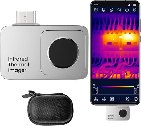 كاميرا حرارية لنظام Android، Sobtoe H2-F 256x192 IR عالية الدقة، تصوير حراري، تحسين صور كاميرا التصوير الحراري ودقتها، كاميرا تعمل بالأشعة تحت الحمراء لنظام Android، يتم تطبيقها على فحص الدوائر وما إلى ذلك in Saudi Arabia
