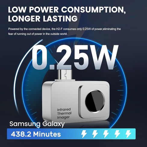 كاميرا حرارية لنظام Android، Sobtoe H2-F 256x192 IR عالية الدقة، تصوير حراري، تحسين صور كاميرا التصوير الحراري ودقتها، كاميرا تعمل بالأشعة تحت الحمراء لنظام Android، يتم تطبيقها على فحص الدوائر وما إلى ذلك in Saudi Arabia