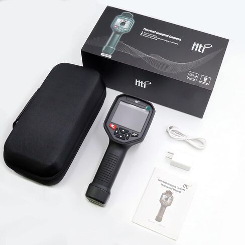 كاميرا حرارية Hti-Xintai بدقة 384 × 288 مع شاشة عرض TFT 3.5 بوصة، وكاميرا تصوير بالأشعة تحت الحمراء مع واي فاي، وتخزين رقمي مدمج 8 جيجابايت وكاميرا حرارية تركيز قابلة للتعديل مع 25 هرتز in Kuwait