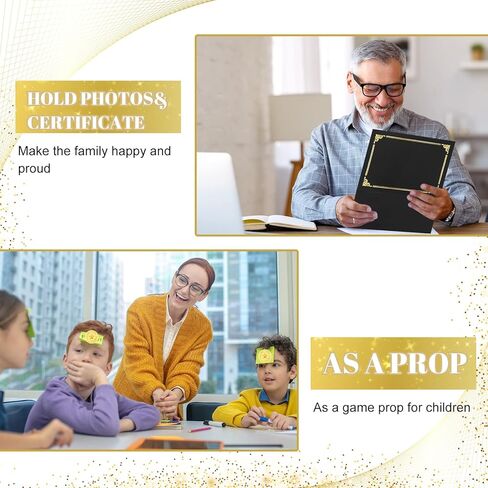 مجموعة شهادات مكونة من 90 قطعة تتضمن 30 قطعة من حاملي الشهادات و30 قطعة من أوراق الشهادات و30 قطعة من رقائق الذهب الذهبية وملصقات الدبلوم وأغطية مسابقات التخرج (أحمر) in Kuwait