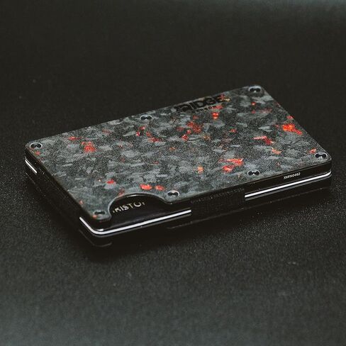 حزمة The Ridge EDC: محفظة Ridge Forged Ember النقدية للرجال + مجموعة حافظة Airtag - محفظة آمنة ومحمية بتقنية RFID مع حامل بطاقة هوائية وحزام للنقود in Kuwait