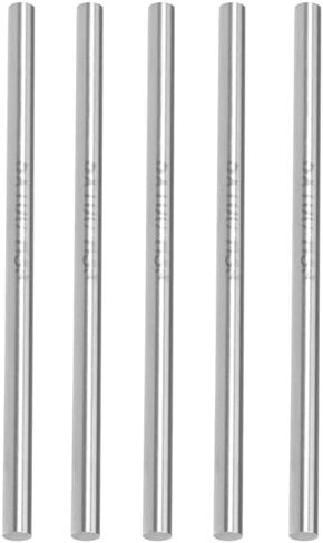 HiPicco Round Steel Rod, 5 Pack 6mm x 150mm HSS Lathe Bar Stock Tool for Shaft Gear Drill Lathes Boring Machine Turning Miniature Axle DIY Craft Making in Saudi Arabia